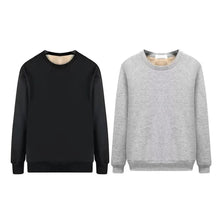 Men's Winter Solid Color Warm Round Neck Long-sleeved Thermal Underwear