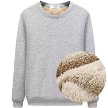 Men's Winter Solid Color Warm Round Neck Long-sleeved Thermal Underwear