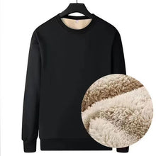 Men's Winter Solid Color Warm Round Neck Long-sleeved Thermal Underwear