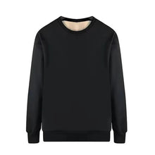 Men's Winter Solid Color Warm Round Neck Long-sleeved Thermal Underwear