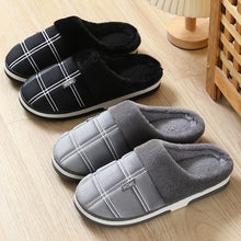 Winter Warm Men's Oversized Slippers for Home Use