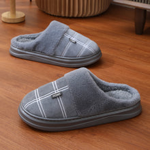 Winter Warm Men's Oversized Slippers for Home Use