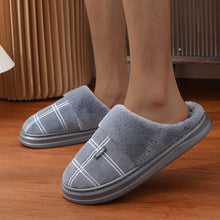 Winter Warm Men's Oversized Slippers for Home Use