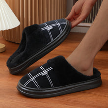 Winter Warm Men's Oversized Slippers for Home Use
