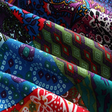 Colorful Print Warm Fleece Hooded Coat