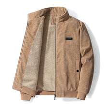 Men's Retro Loose-Fit Full-Zip Winter Corduroy Coat