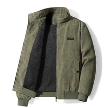 Men's Retro Loose-Fit Full-Zip Winter Corduroy Coat