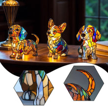 Animal Resin Night Light LED Stained Art Night Light