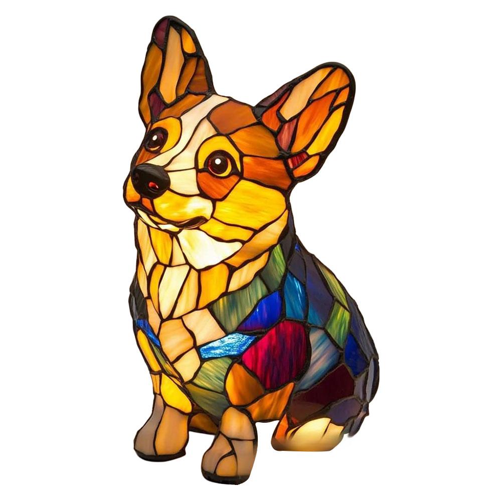 Animal Resin Night Light LED Stained Art Night Light