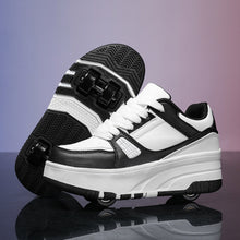 Kids Roller Skate Shoes with Detachable Front and Back Wheels