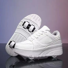Kids Roller Skate Shoes with Detachable Front and Back Wheels