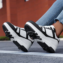 Kids Roller Skate Shoes with Detachable Front and Back Wheels