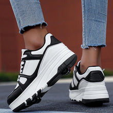 Kids Roller Skate Shoes with Detachable Front and Back Wheels