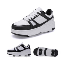 Kids Roller Skate Shoes with Detachable Front and Back Wheels