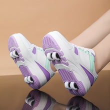 Kids Roller Skate Shoes with Detachable Front and Back Wheels