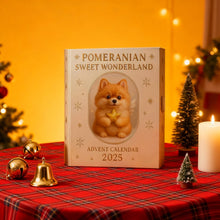 24 Piece Cute Pomeranian Dog Advent Calendar Ornaments