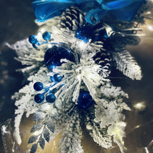 1, 2, 3pcs Christmas Staircase Garland Plastic Artificial Winter Wreath