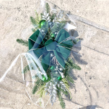 1, 2, 3pcs Christmas Staircase Garland Plastic Artificial Winter Wreath