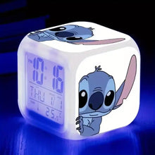 Color Changing Night Light Stitch Alarm Clock