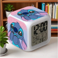 Color Changing Night Light Stitch Alarm Clock