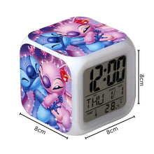 Color Changing Night Light Stitch Alarm Clock