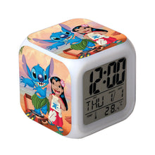 Color Changing Night Light Stitch Alarm Clock