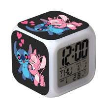 Color Changing Night Light Stitch Alarm Clock