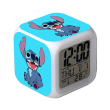 Color Changing Night Light Stitch Alarm Clock