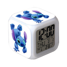 Color Changing Night Light Stitch Alarm Clock