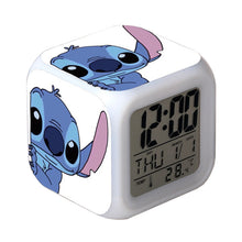 Color Changing Night Light Stitch Alarm Clock