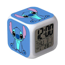 Color Changing Night Light Stitch Alarm Clock