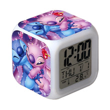 Color Changing Night Light Stitch Alarm Clock