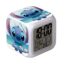 Color Changing Night Light Stitch Alarm Clock