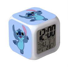 Color Changing Night Light Stitch Alarm Clock