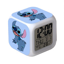 Color Changing Night Light Stitch Alarm Clock