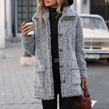 Women’s Elegant Thick Winter Coat with Plush Faux Fur