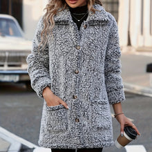 Women’s Elegant Thick Winter Coat with Plush Faux Fur