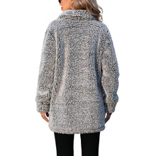 Women’s Elegant Thick Winter Coat with Plush Faux Fur
