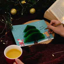 3D Pop Up Christmas Cards with Envelopes and Seal Stickers