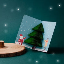 3D Pop Up Christmas Cards with Envelopes and Seal Stickers