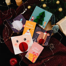 3D Pop Up Christmas Cards with Envelopes and Seal Stickers