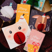 3D Pop Up Christmas Cards with Envelopes and Seal Stickers