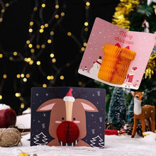 3D Pop Up Christmas Cards with Envelopes and Seal Stickers