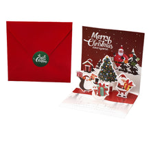 3D Christmas Greeting Card Set