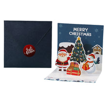 3D Christmas Greeting Card Set