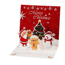 3D Christmas Greeting Card Set