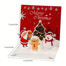 3D Christmas Greeting Card Set