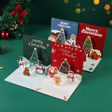 3D Christmas Greeting Card Set
