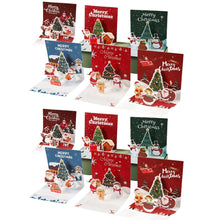 3D Christmas Greeting Card Set