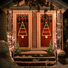82 LED Christmas Tree Ladder Lights with 8 Lighting Modes